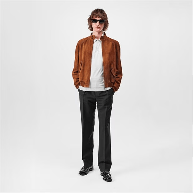 Prada Suede Bomber Jacket Size US M / EU 48-50 / 2 - 5 Thumbnail