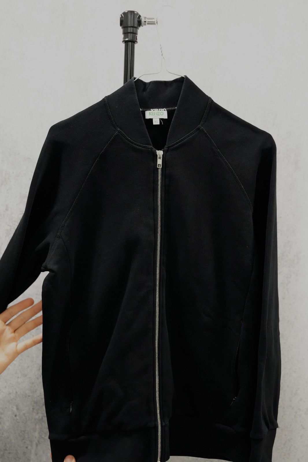Kenzo Kenzo Paris Classic Logo Zip-Up Hoodie - Black - XS. Size US XS / EU 42 / 0 - 3 Thumbnail