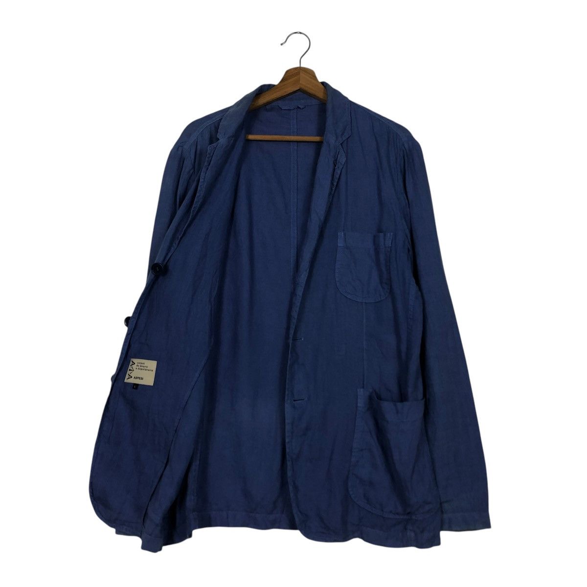 Aspesi 🔥VINTAGE CHORE JACKET RICH BLUE ASPESI MADE IN BULGARIA Size US L / EU 52-54 / 3 - 13 Thumbnail