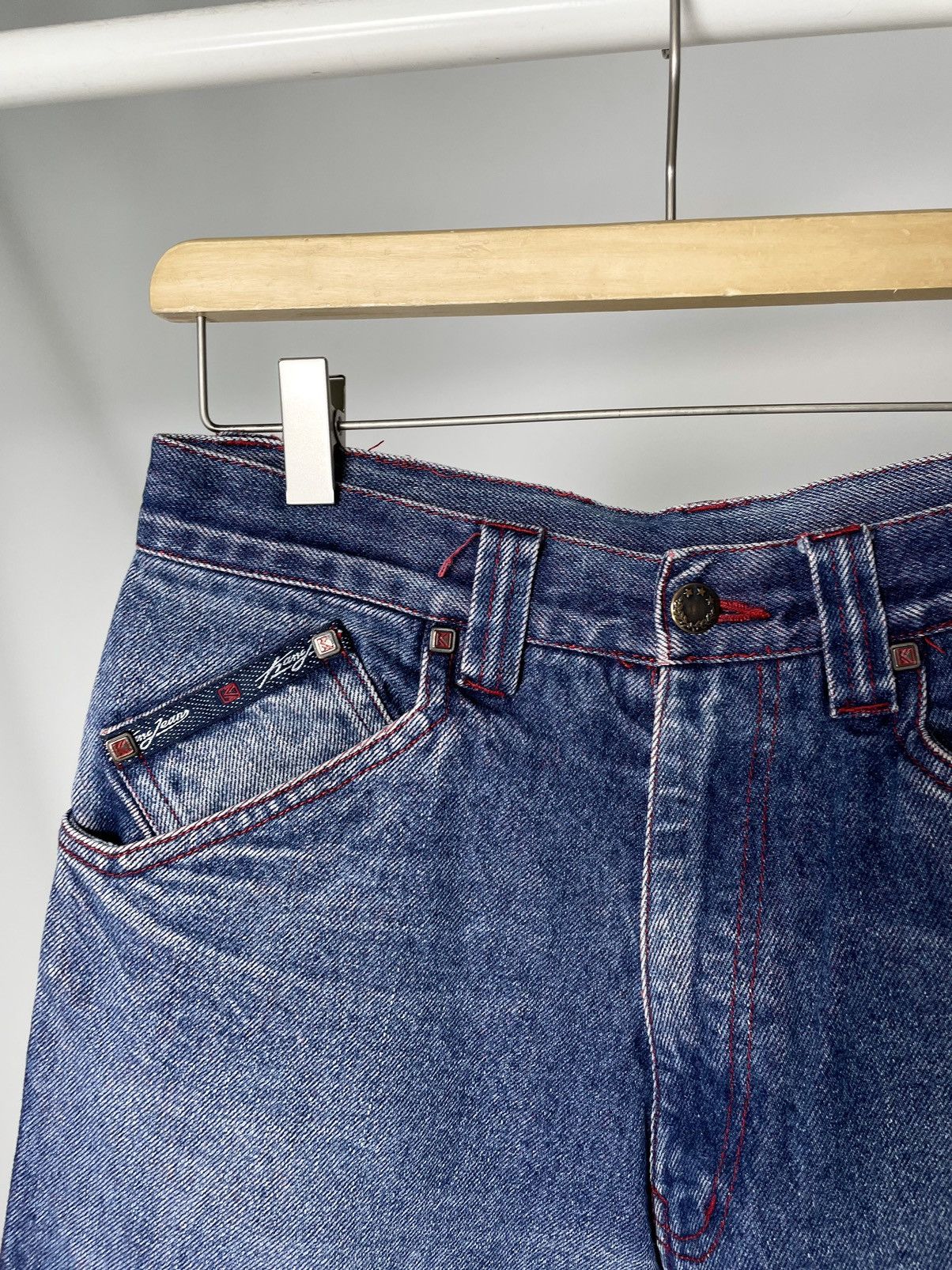 Karl Kani Karl Kani Vintage 90’s 👺 Embroidered Hip Hop Jeans like Fubu Size US 28 / EU 44 - 13 Thumbnail