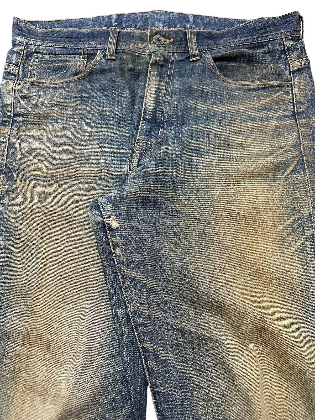 ABAHOUSE Vintage Japanese Abahouse Mud Wash Style Jeans Size US 33 - 4 Thumbnail