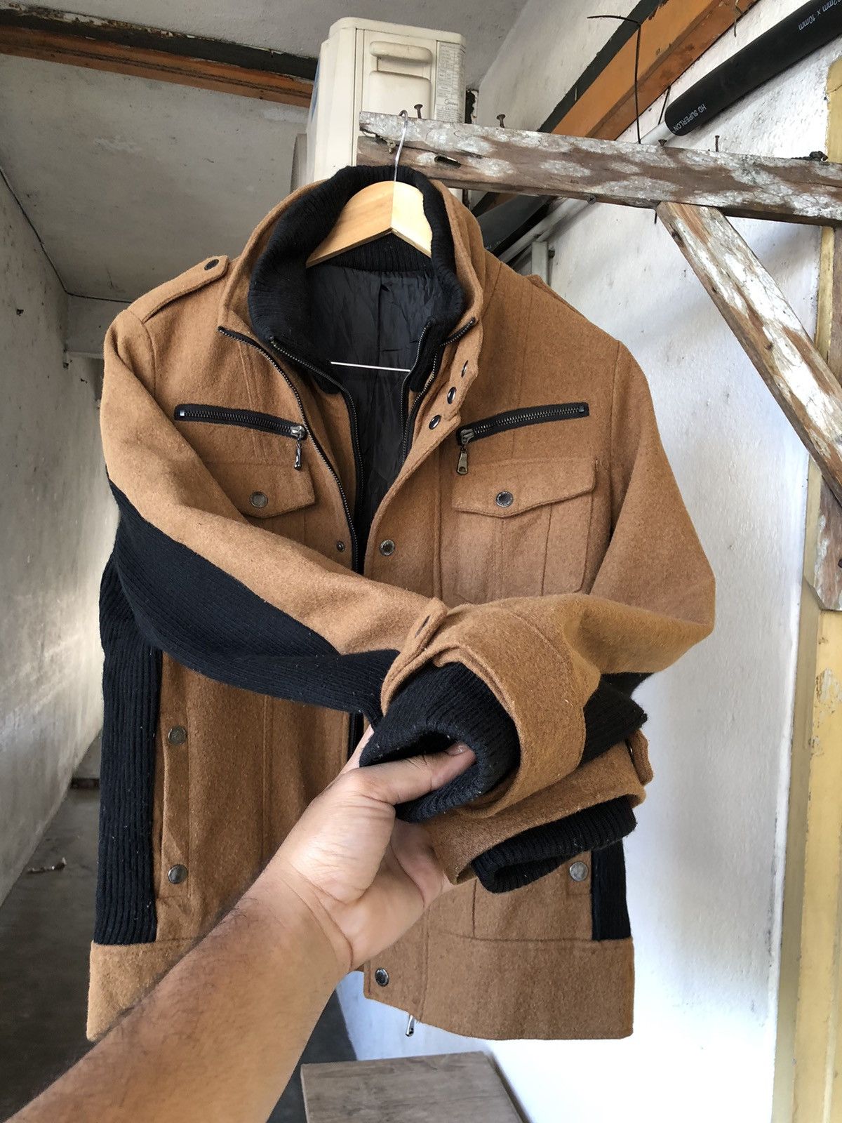 Japanese Brand SemanticDesign Bondage Punk Double Wool Zipper Jacket Size US L / EU 52-54 / 3 - 14 Thumbnail