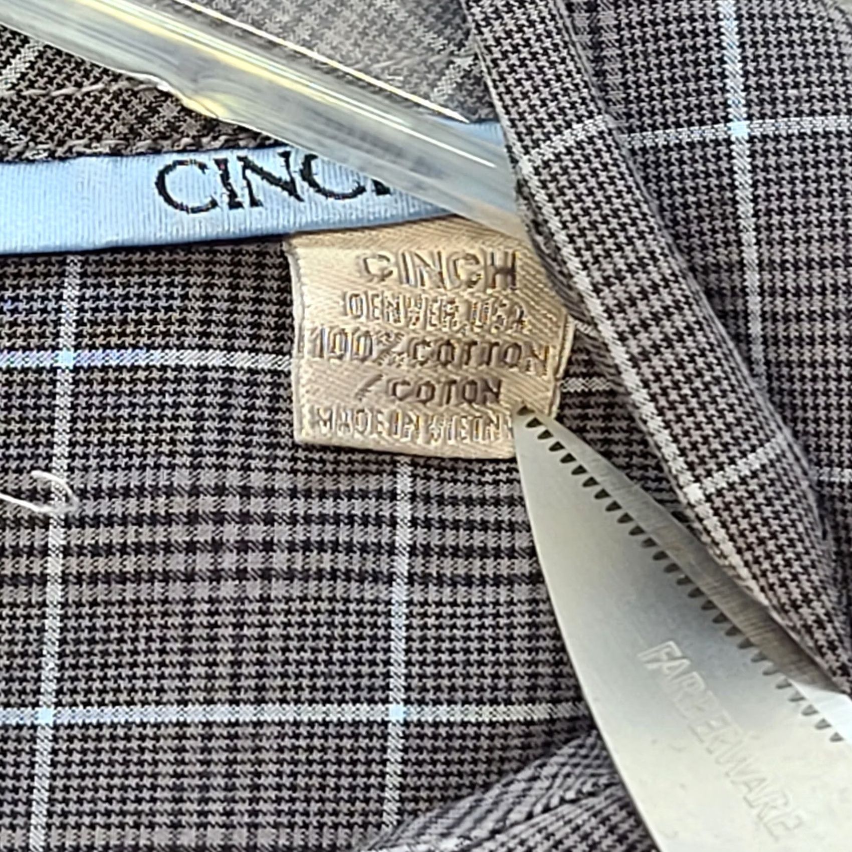 Vintage Cinch Shirt Mens XL Regular Fit Button Down Long Sleeve Western Cowboy Rodeo Shirt Size US XL / EU 56 / 4 - 5 Thumbnail