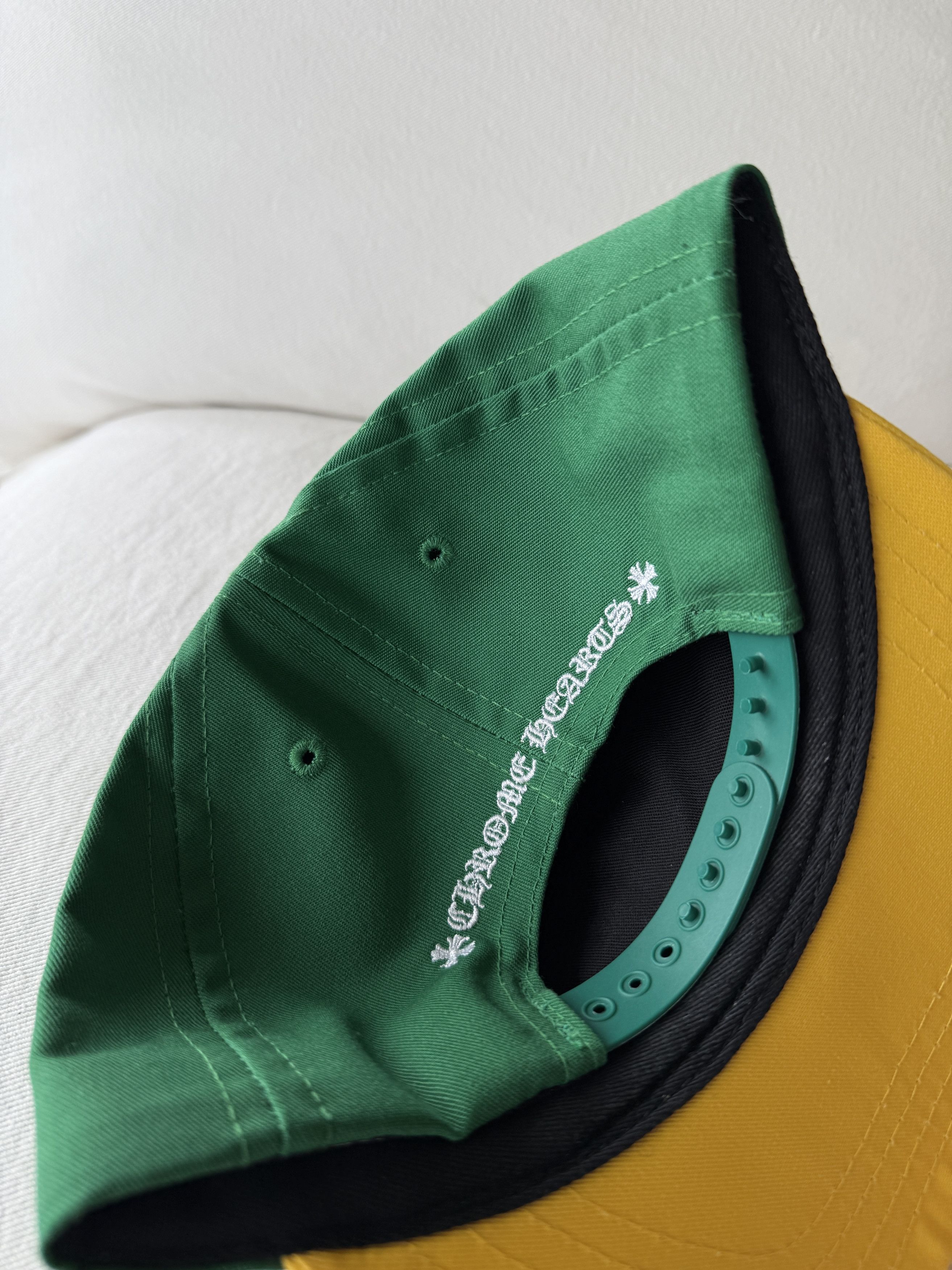 Chrome Hearts Chrome Hearts Green CH Trucker Hat Size ONE SIZE - 12 Thumbnail