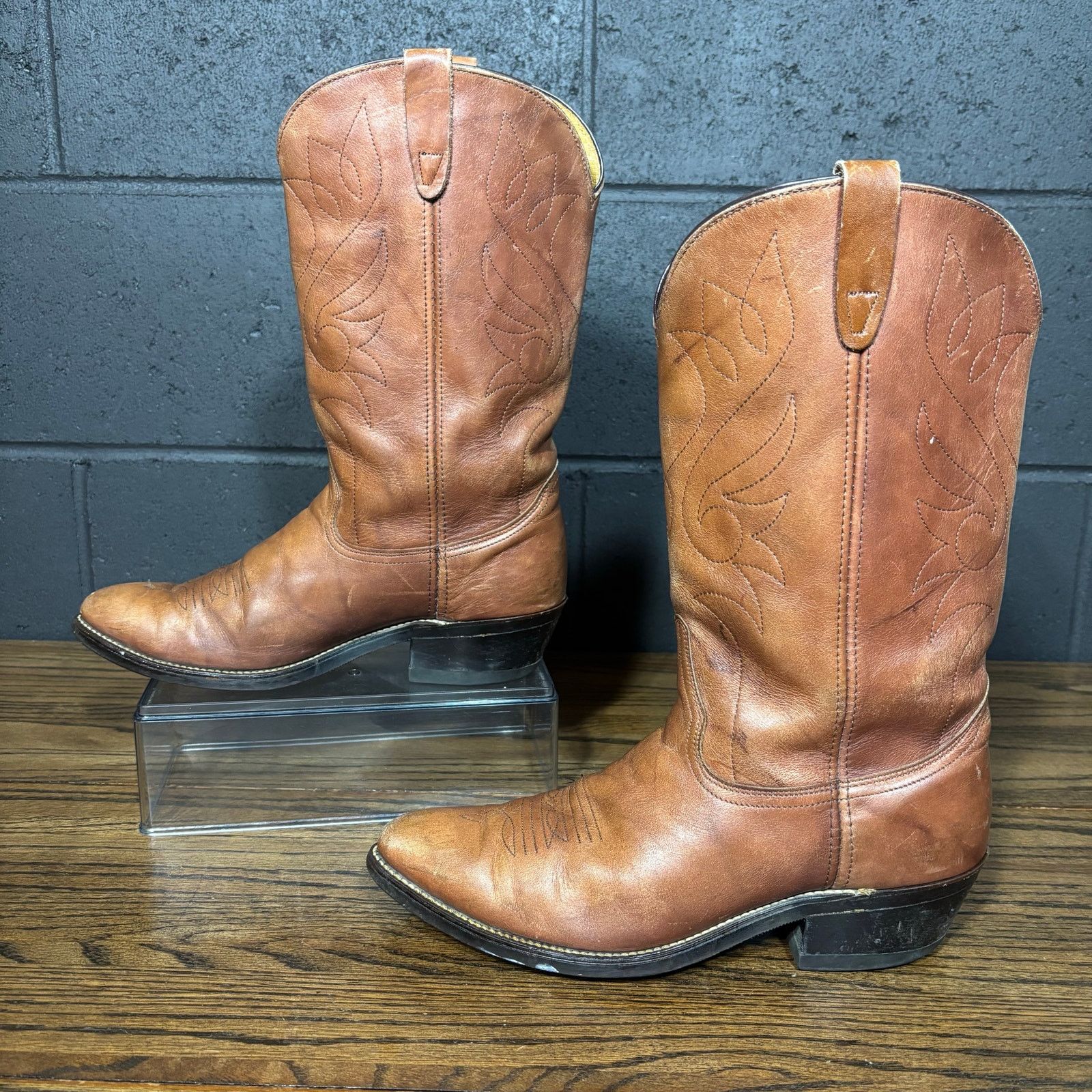 Vintage Vulcan Men’s 8.5D Cowboy Boots Made in USA