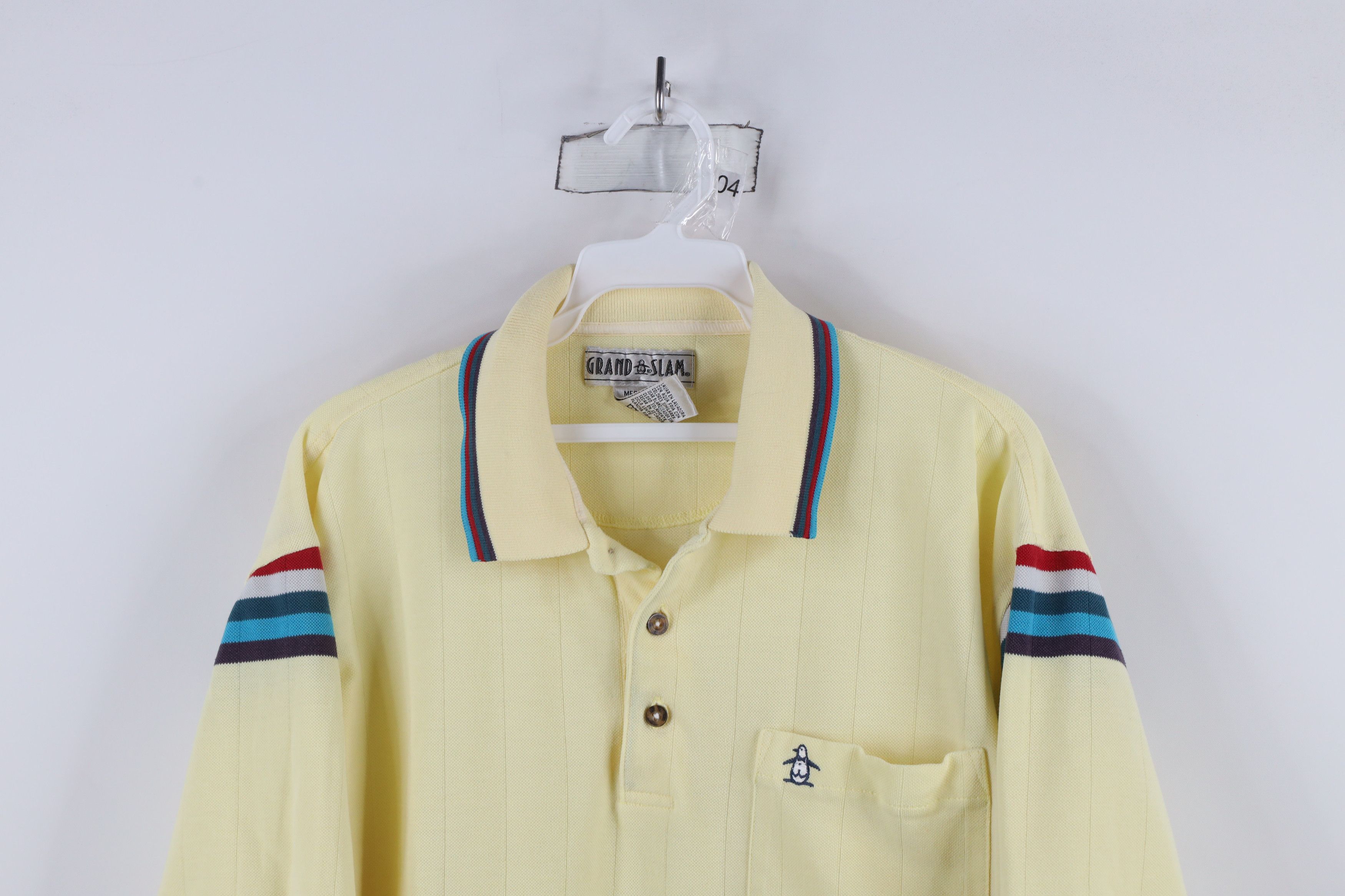 Vintage Vintage 90s Streetwear Striped Knit Collared Polo Shirt Size US M / EU 48-50 / 2 - 2 Thumbnail