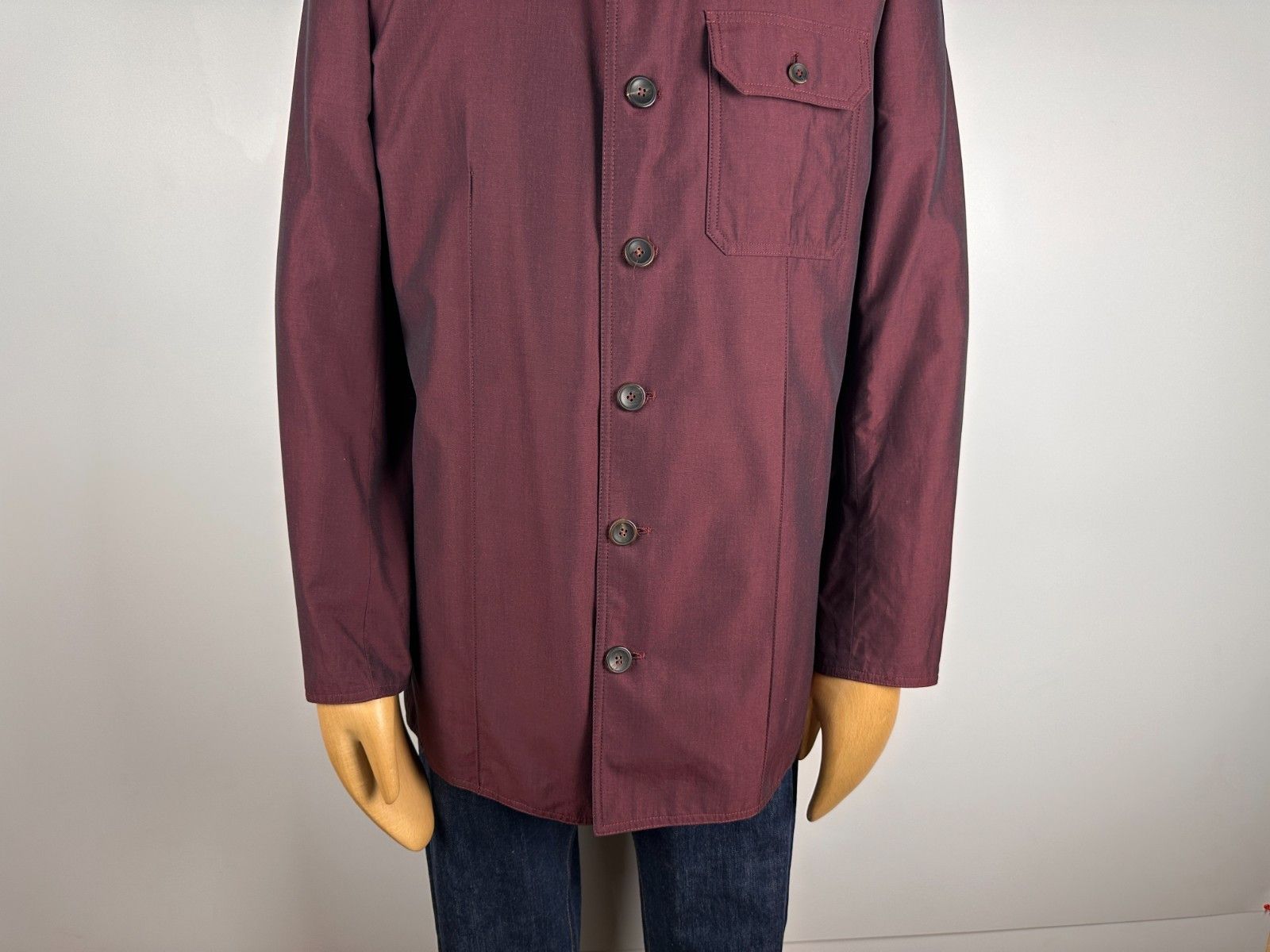 Hugo Boss Hugo Boss Trench Coat Red Mens Size 52 Size US L / EU 52-54 / 3 - 3 Thumbnail