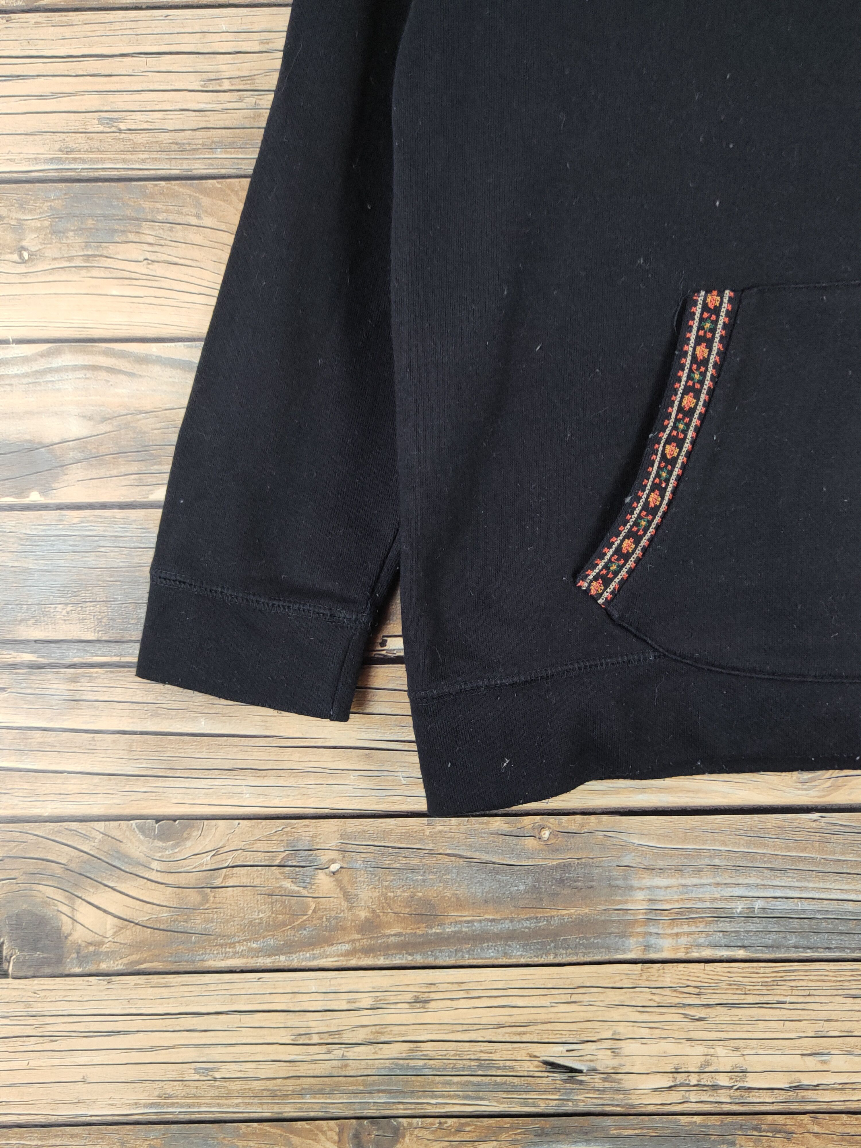 Japanese Brand DL Heart Market Black Hoodie Sweatshirts #2014 Size M / US 6-8 / IT 42-44 - 4 Thumbnail