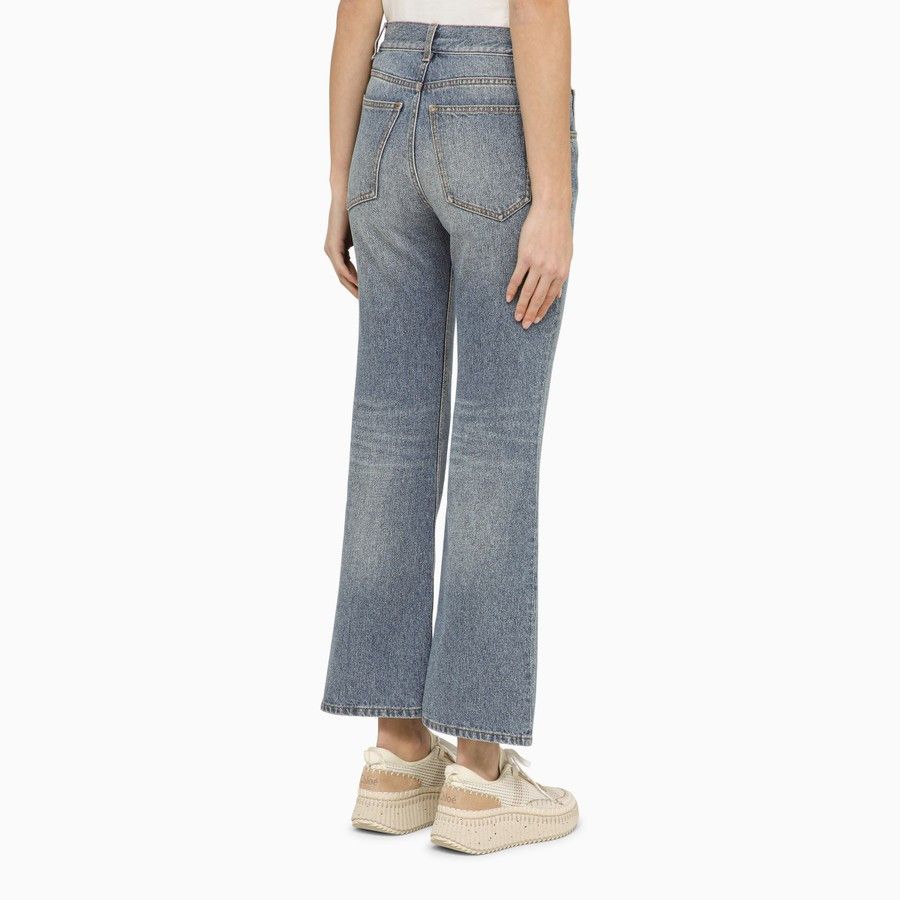 Chloe o1d2blof0824 Denim Jeans in Washed Blue Size 28" / US 6 / IT 42 - 4 Thumbnail