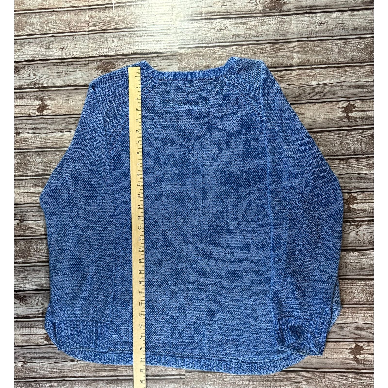 Polo Ralph Lauren Polo Ralph Lauren loose knit 100% Linen Sweater top size XL Size XL / US 12-14 / IT 48-50 - 5 Thumbnail