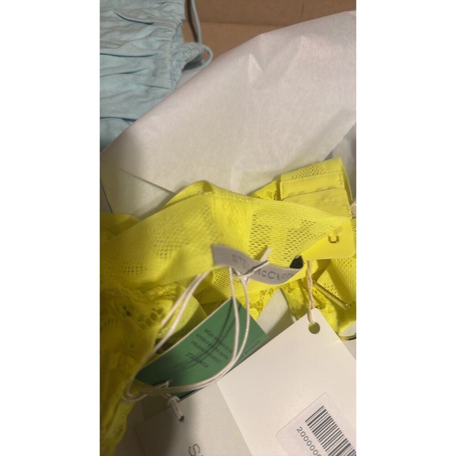 Stella McCartney Stella McCartney Neon stretch lace triangle bra Size ONE SIZE - 7 Thumbnail