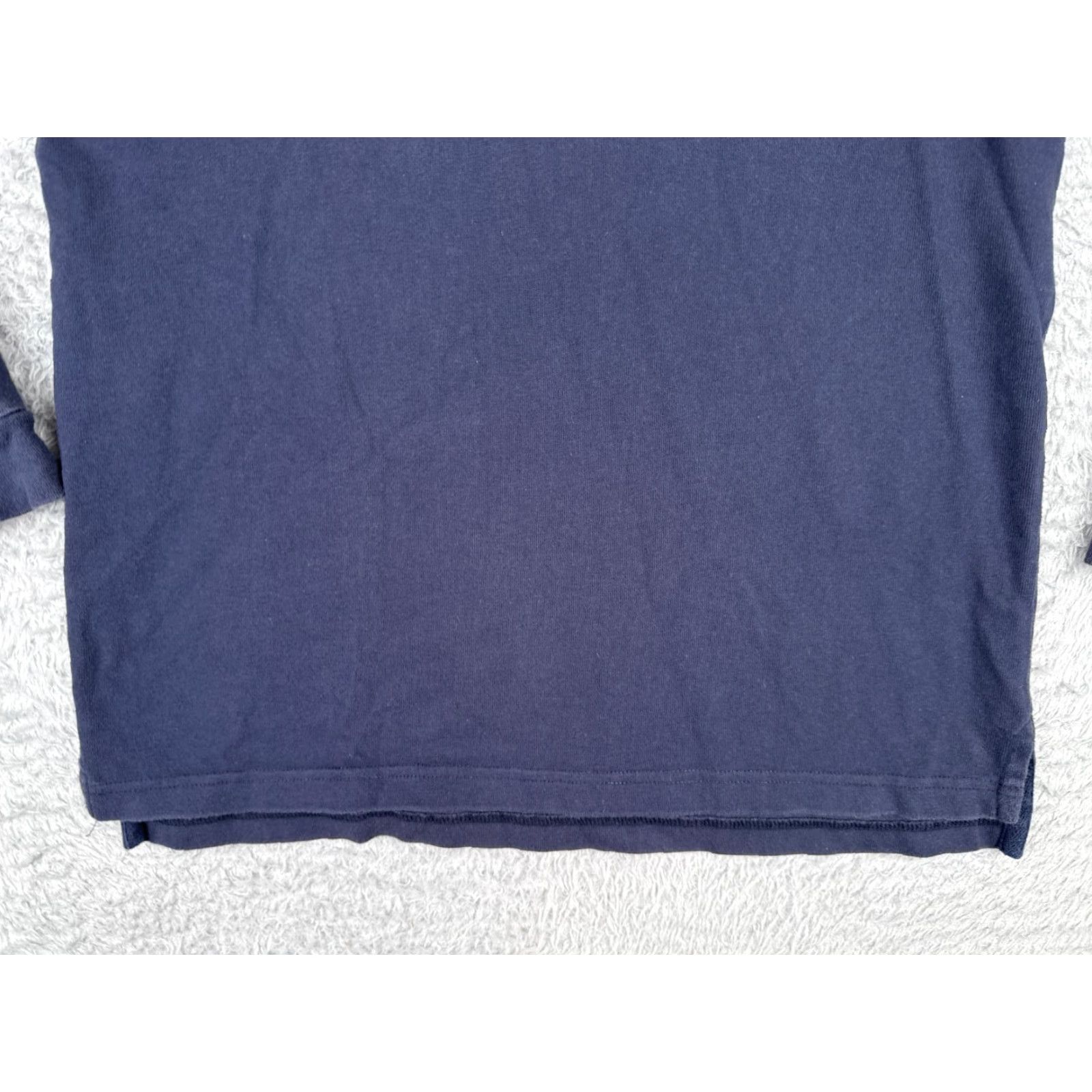 Vintage Scrum Shirt Men Medium Blue Rugby Long Sleeve 100% Cotton Vintage Embroidered Logo Polo Shirt Striped All Seasons Golf Sports Mens Size US M / EU 48-50 / 2 - 5 Thumbnail