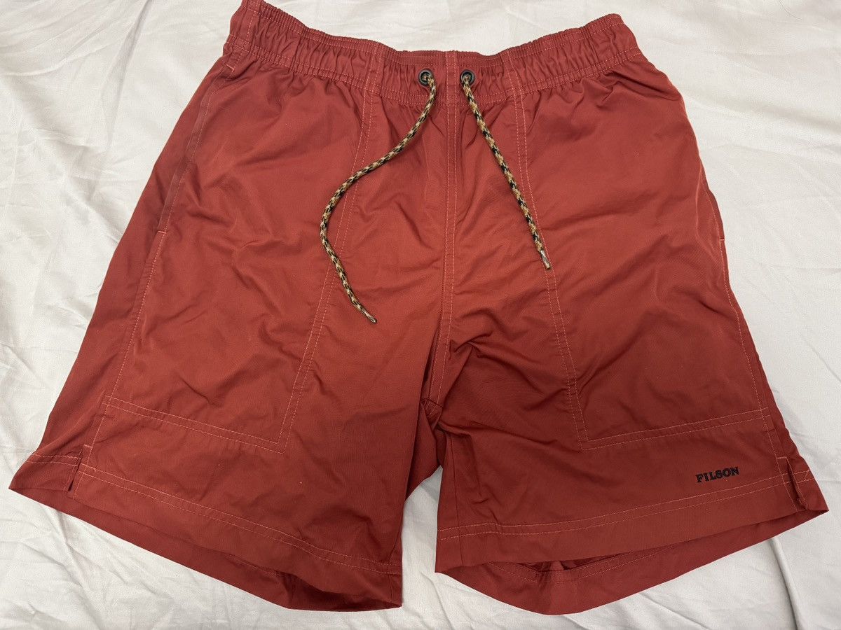 Filson Filson Sauk River Shorts Red Clay Size US 29 - 2 Thumbnail