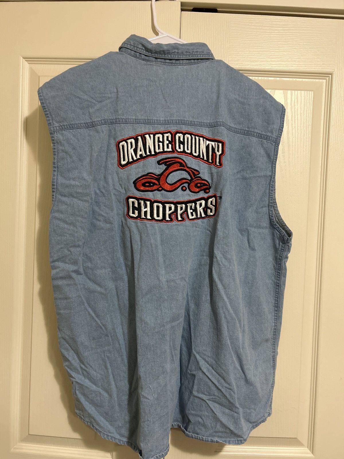 Vintage 2000s Orange County Choppers denim vest Size US XL / EU 56 / 4 - 1 Thumbnail