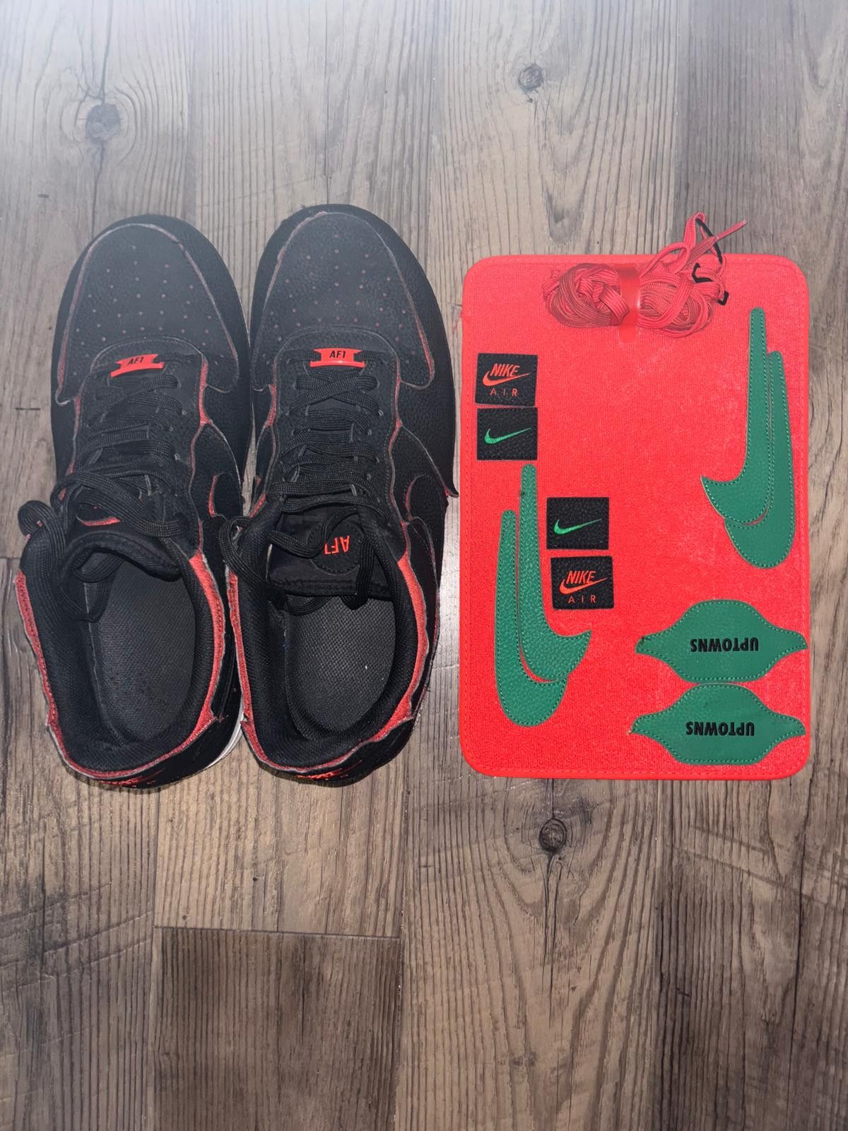 Nike Nike Air Force 1 Low 1/1 - Black Chile Red Size US 13 / EU 46 - 1 Thumbnail