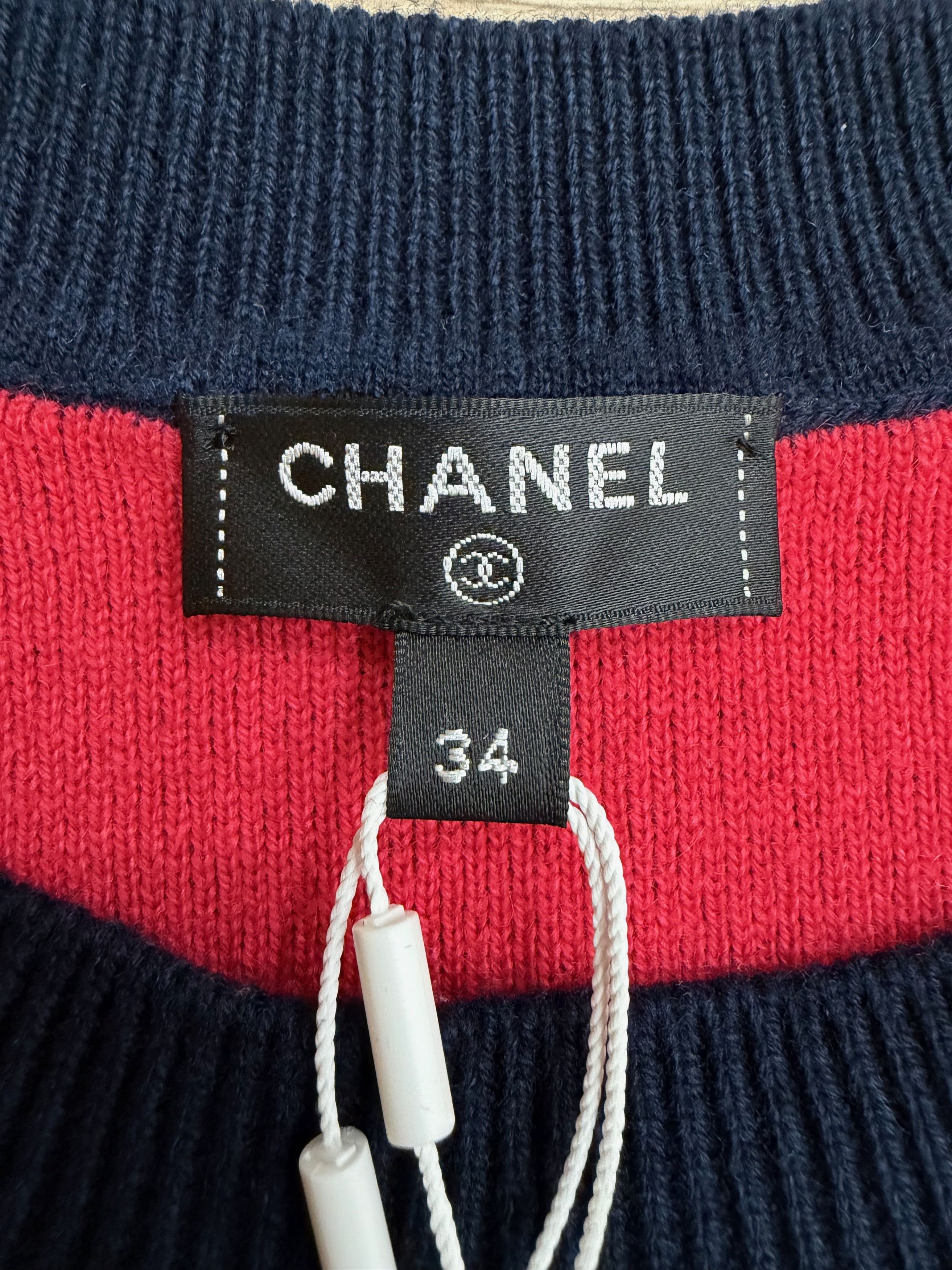Chanel Chanel 21P Pink CC Logo Cashmere Jumper Pullover Sweater 34 Size XXS / US 00 / IT 34 - 12 Thumbnail