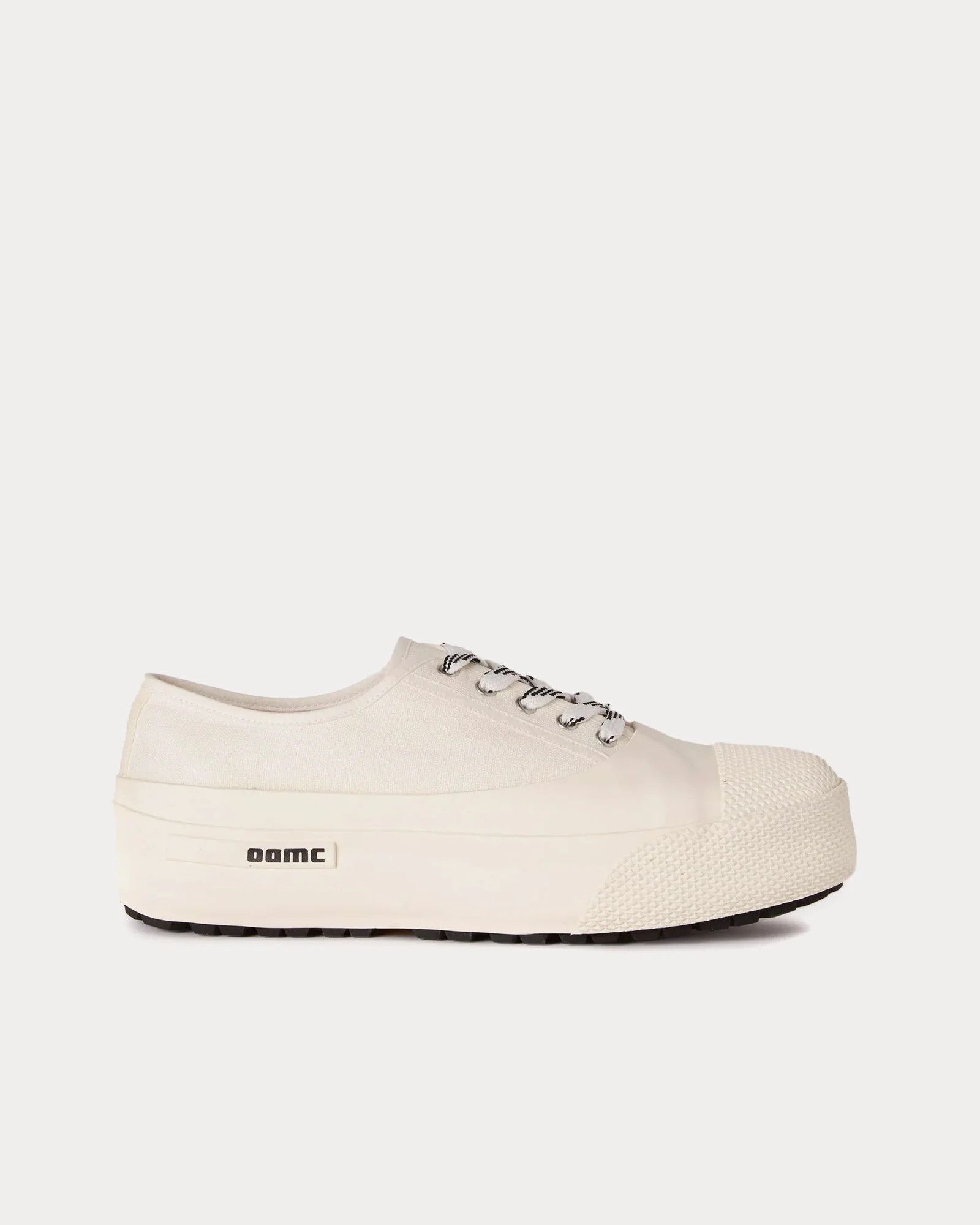 OAMC o1y0225 Logo Low-Top Sneakers in Ivory Size US 7 / EU 40 - 1 Thumbnail