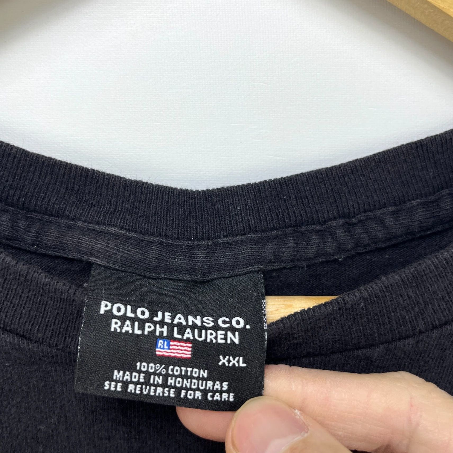 Ralph Lauren VINTAGE Polo Ralph Lauren Jeans Co Long Sleeve Shirt 2XL Black 90s Mens Polo Ralph Lauren Jeans Co Long Sleeve Shirt 2XL Black 90s Mens Size US XXL / EU 58 / 5 - 5 Thumbnail