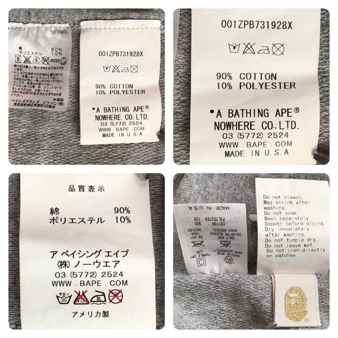 Bape × Champion BAPE × CHAMPION BAPE logo zip hoodie a bathing ape Size US M / EU 48-50 / 2 - 8 Thumbnail