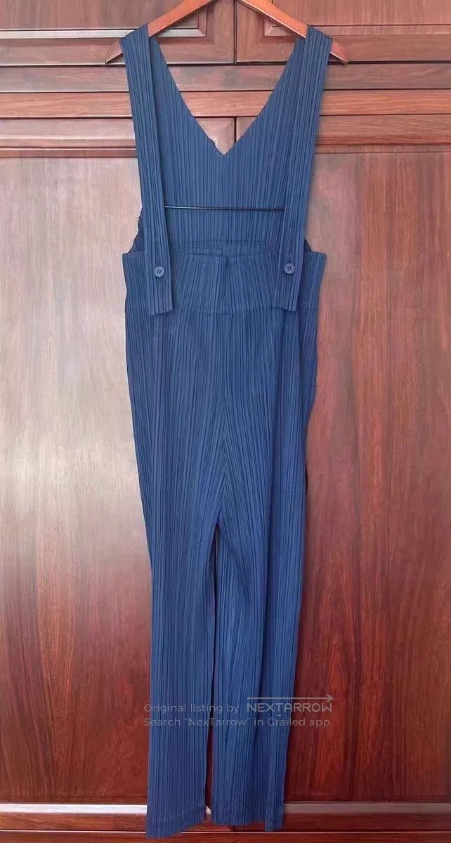 Issey Miyake Issey Miyake Navy Blue Overalls Size S / US 4 / IT 40 - 2 Thumbnail