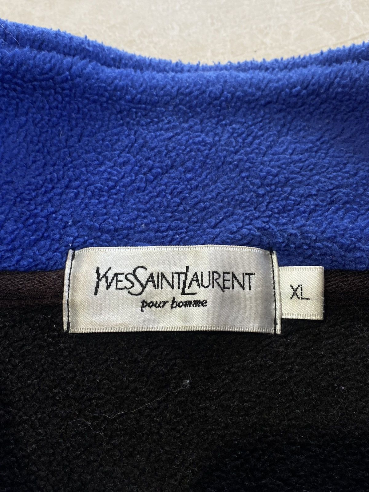 Yves Saint Laurent YSL Yves Saint Laurent Fleece Pullover Sweater Drake Vibes Size US XL / EU 56 / 4 - 12 Thumbnail