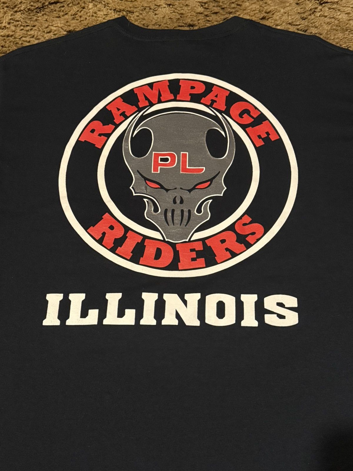 Vintage Vintage Rampage Riders Illinois Biker T-Shirt Black Large Size US L / EU 52-54 / 3 - 2 Thumbnail