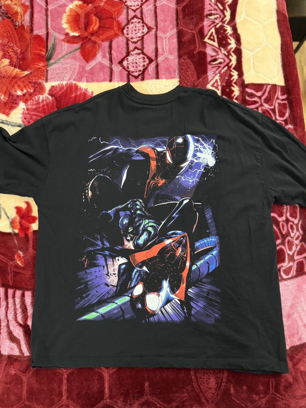 Sergio Calabasas Sergio Calabasas “Spider-Man” Black Tee Size XL Size US XL / EU 56 / 4 - 5 Thumbnail