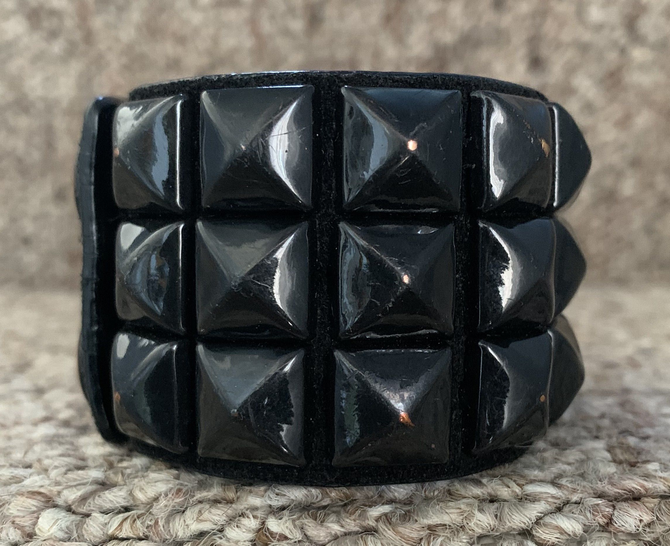 Number (N)ine FW04 Number (N)ine Studded Leather Bracelet Size ONE SIZE - 4 Thumbnail