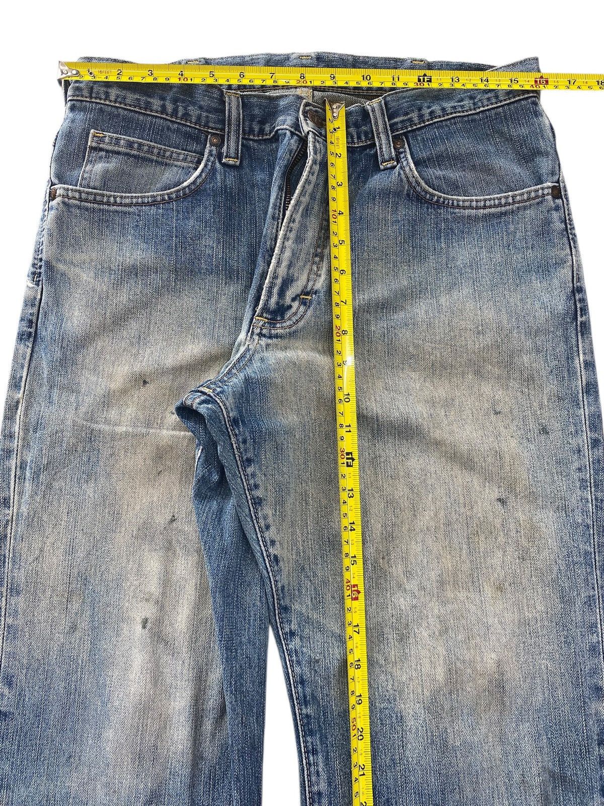 Wrangler Wrangler Mud Wash Denim Style Straight Leg Jeans Size US 32 / EU 48 - 6 Thumbnail