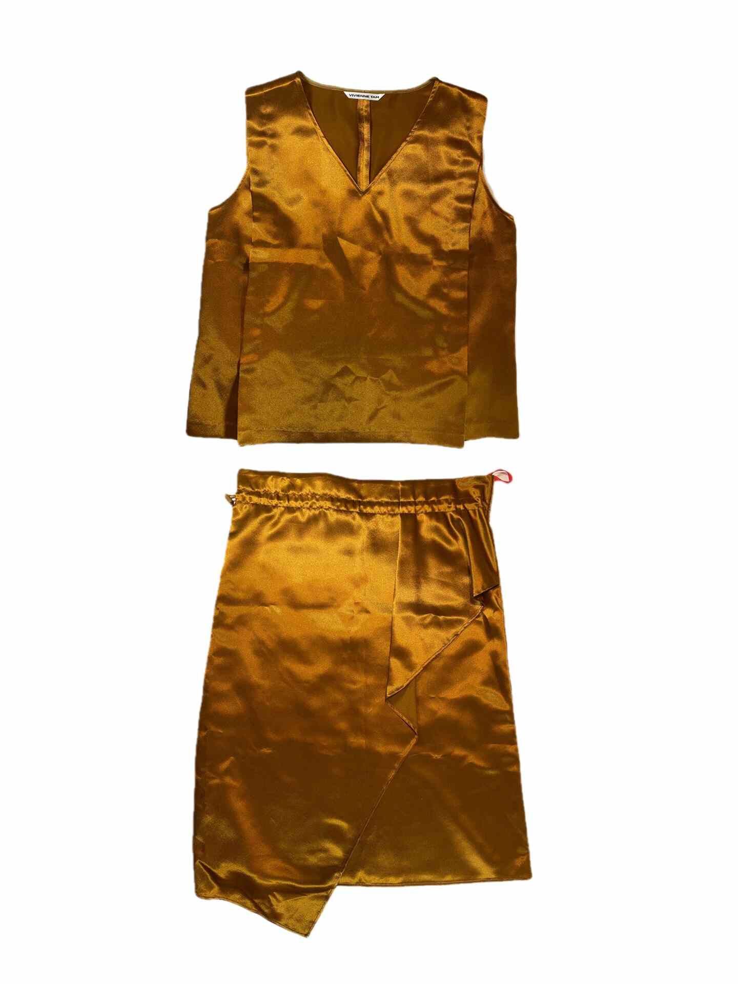 Vivienne Tam Vivienne Tam Sleeveless Top & Skirt Set Size M / US 6-8 / IT 42-44 - 1 Thumbnail