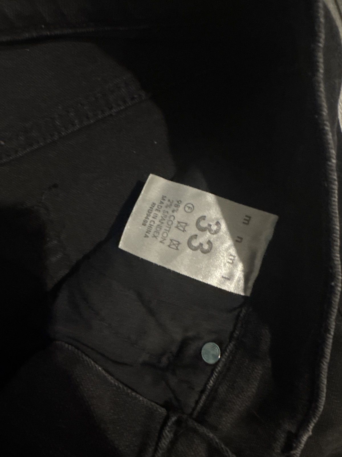 MNML Multi Colored and black distressed jeans Size US 33 - 4 Thumbnail