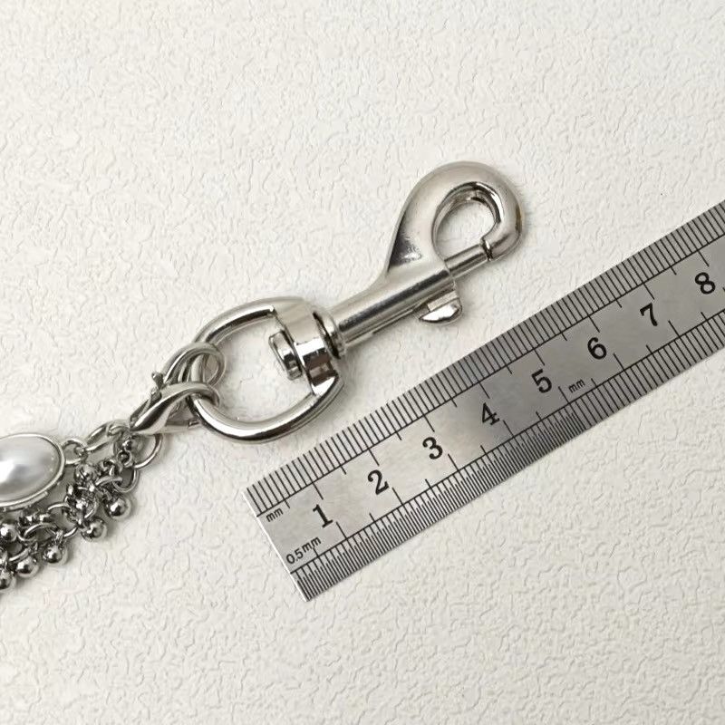 Jewelry Luxurious Metal Pearl Punk Pants Chain Size ONE SIZE - 5 Thumbnail