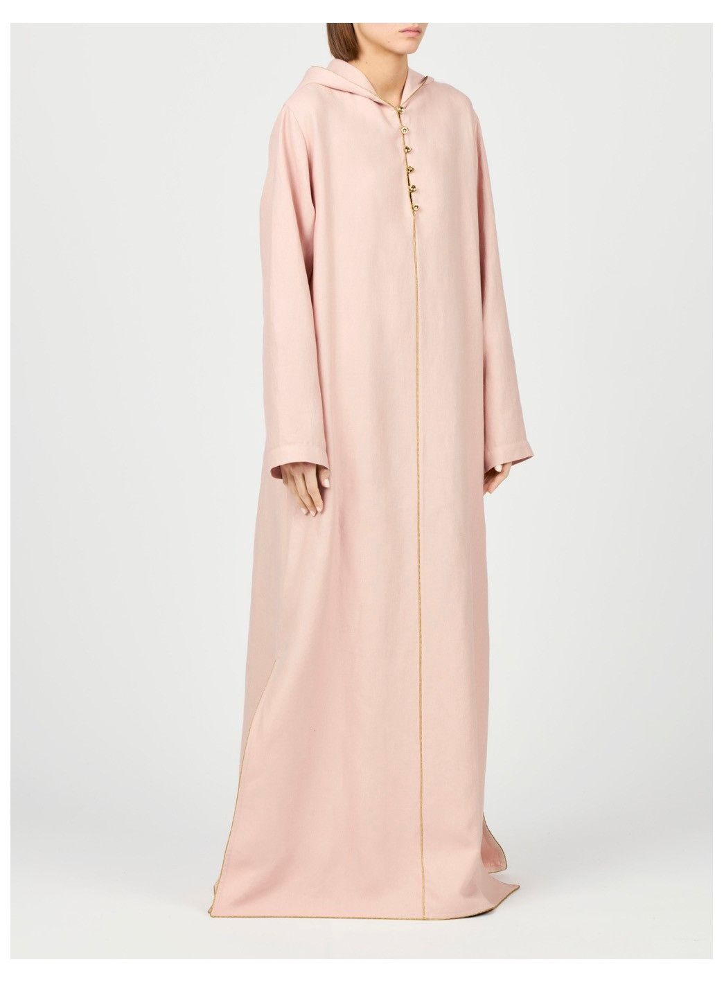 Loro Piana o1srvl11e0526 FAP0018 Cleo Maxi Dress in Pink Size S / US 4 / IT 40 - 4 Thumbnail