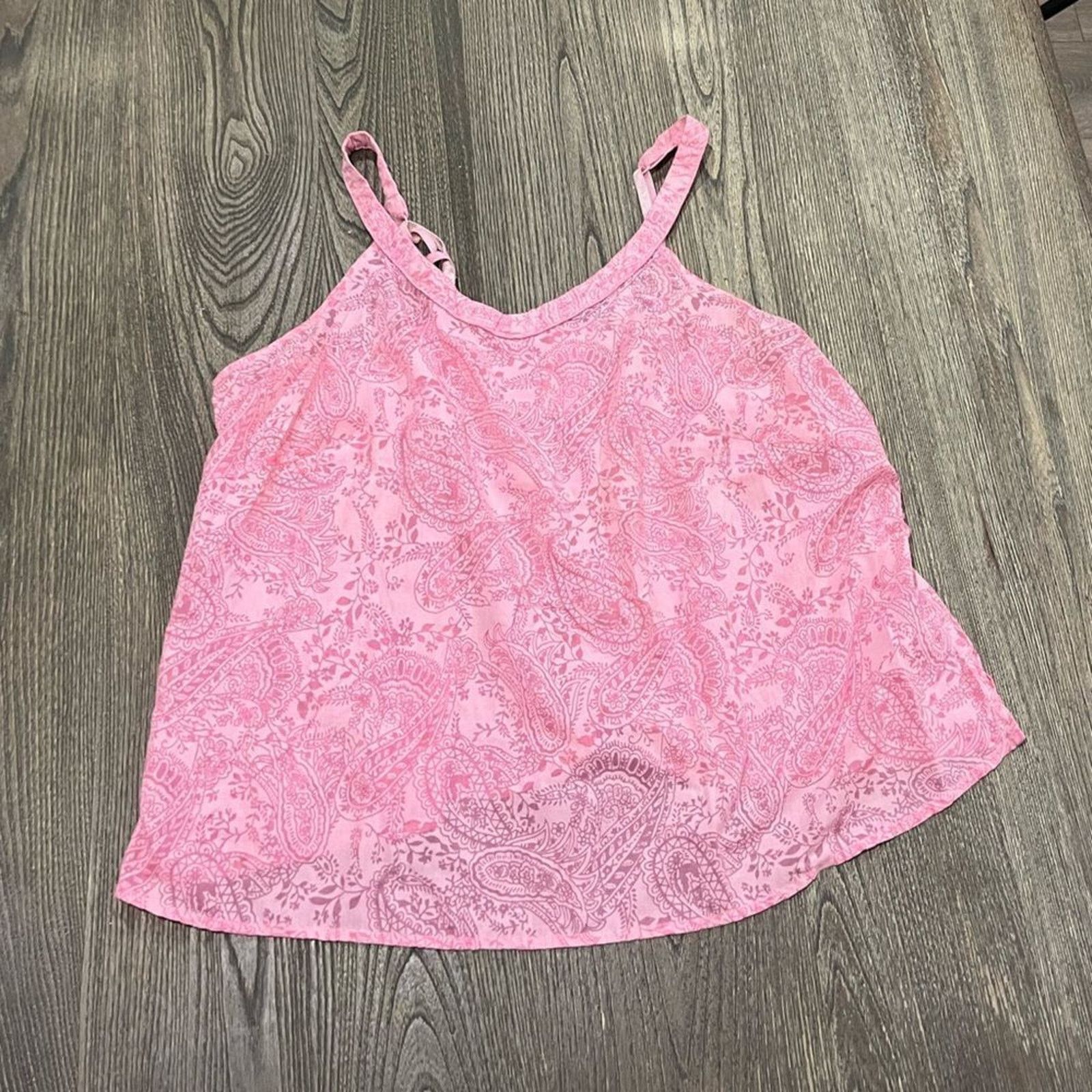 Vintage Cato Paisley Printed Cami Top Scoop Neck Strappy Size 18/20W Size L / US 10 / IT 46 - 5 Thumbnail