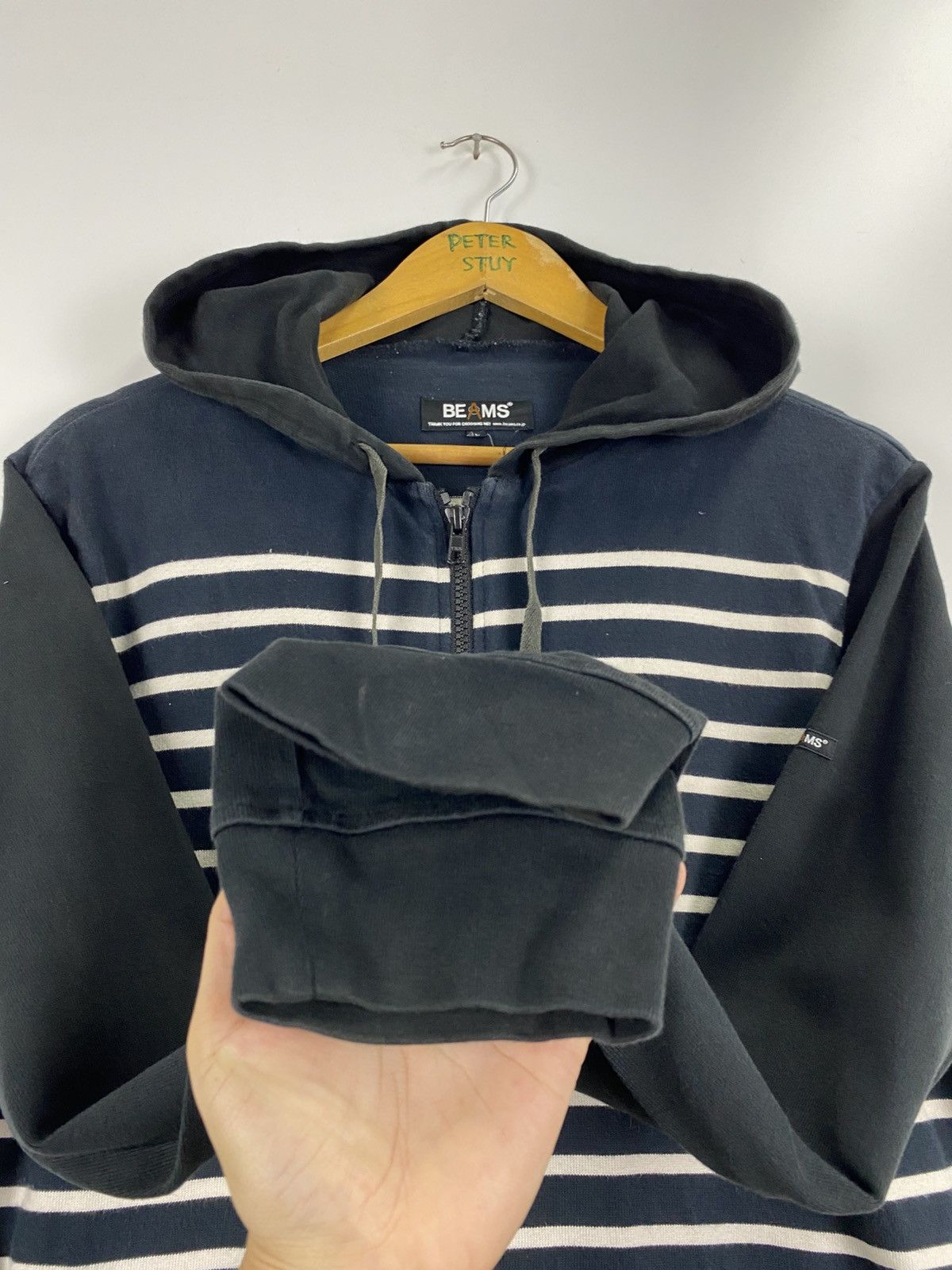 Beams Plus × Japanese Brand Beams Zipper Hoodies Size US L / EU 52-54 / 3 - 11 Thumbnail