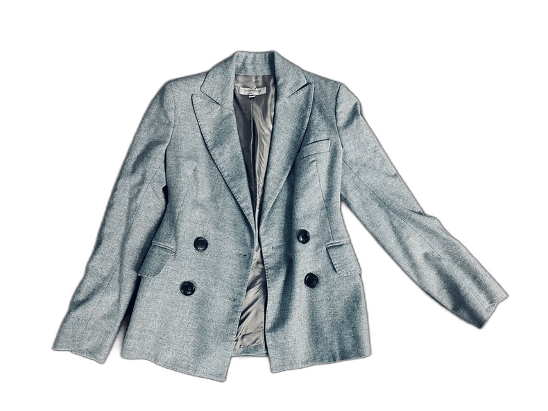 Burberry Burberry Wool Blazer Grey Color Size US XXS / EU 40 - 1 Thumbnail
