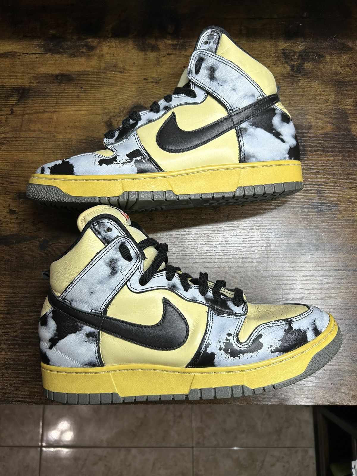 Nike Nike Dunk High 1985 ‘Black Acid Wash’ Size US 9.5 / EU 42-43 - 2 Thumbnail