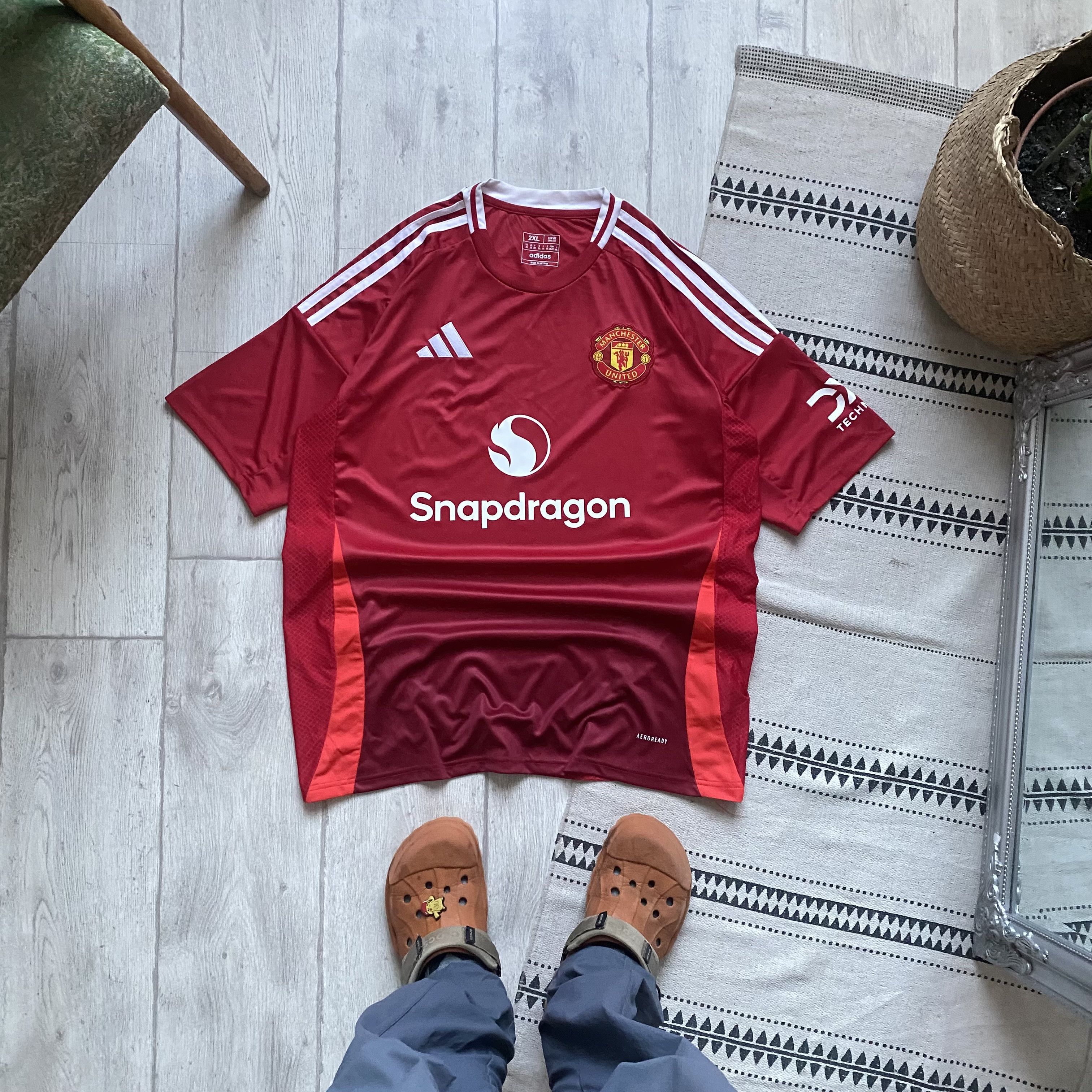 Nike ⚽️ Adidas Manchester united jersey Blockore Drill Nike Size US XL / EU 56 / 4 - 1 Thumbnail