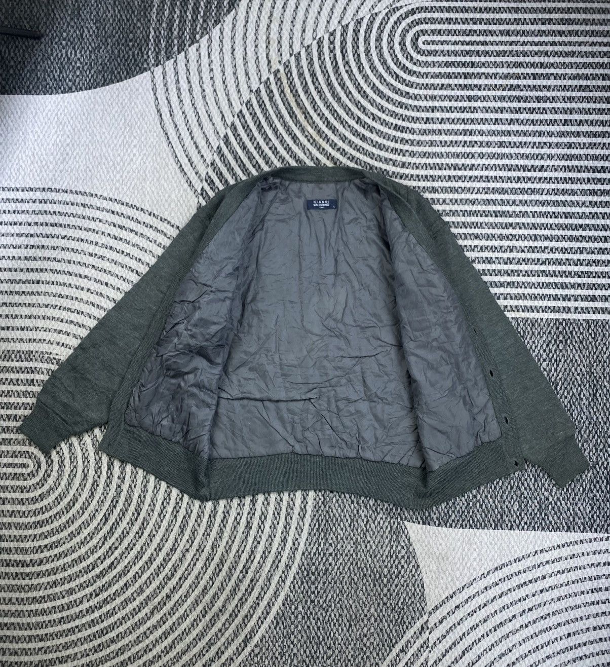 Gianni Valentino Vintage Gianni Valentino Grey Cardi Sweater Size US L / EU 52-54 / 3 - 5 Thumbnail