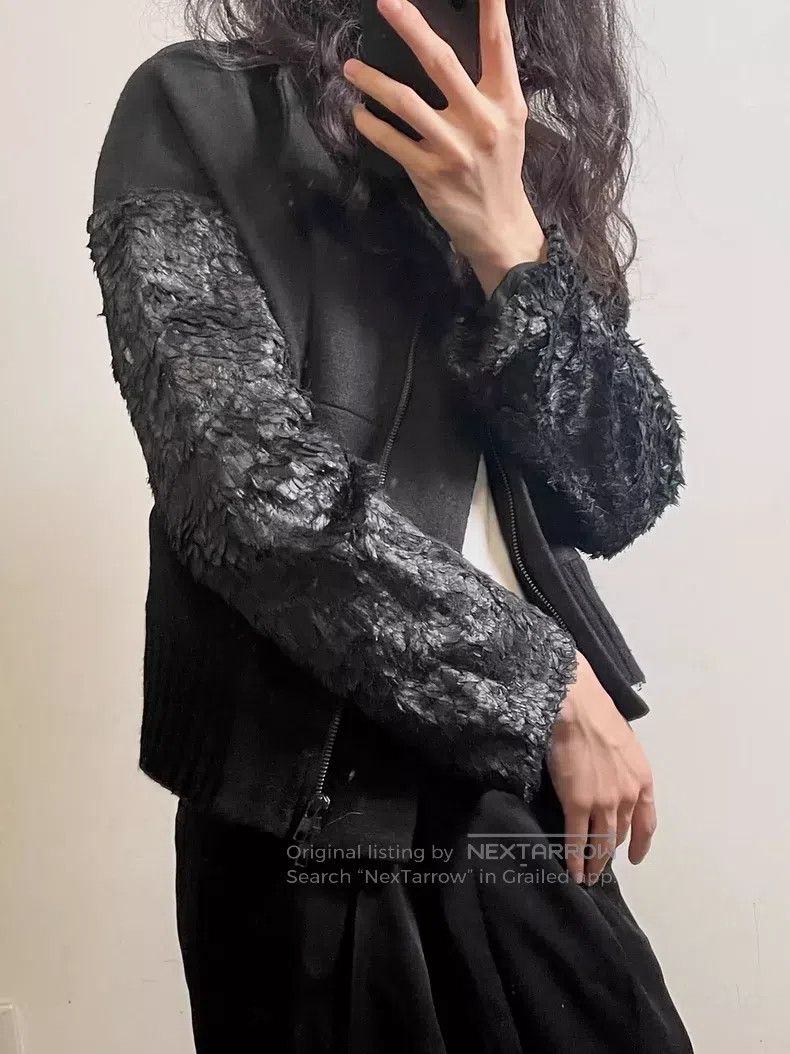 Ann Demeulemeester Ann Demeulemeester 36 black feather jacket Size US S / EU 44-46 / 1 - 2 Thumbnail