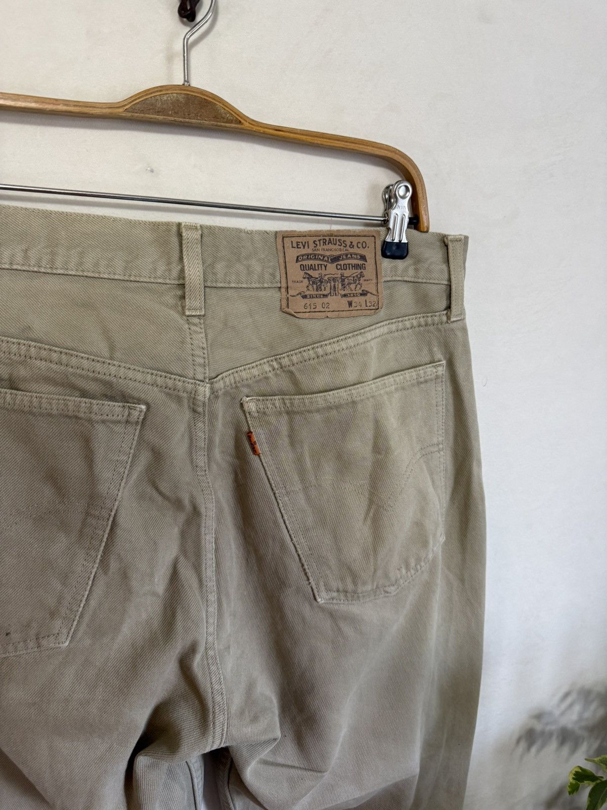 Levi's Levi’s Orange Tab Jeans Beige Size 34 Size US 34 / EU 50 - 2 Thumbnail