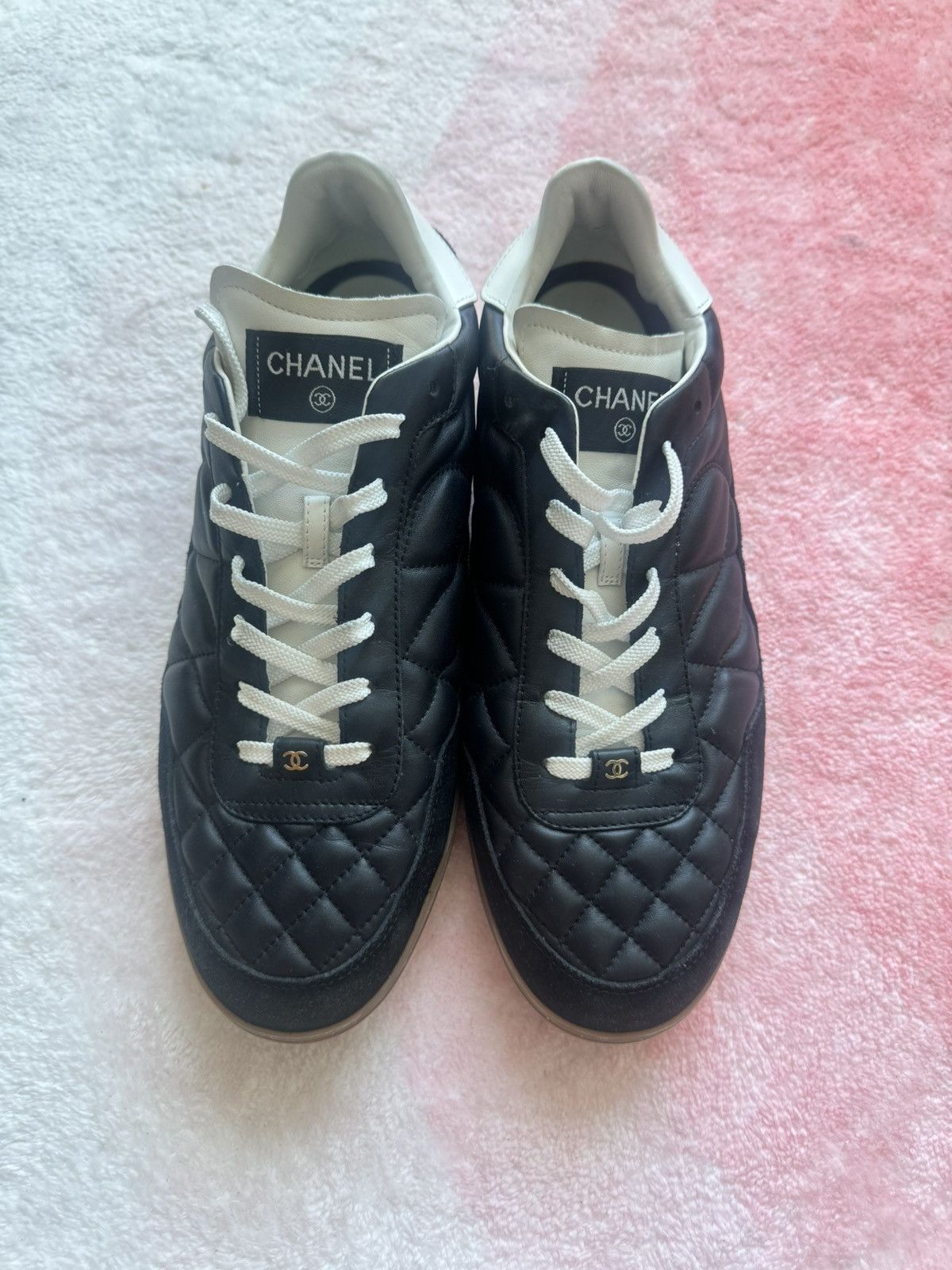 Chanel chanel Leather trainer shoes Size US 11 / EU 44 - 3 Thumbnail