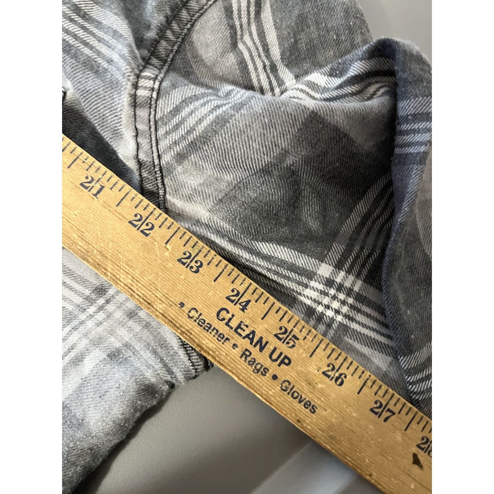 Vintage Aéropostale Button-Up Shirt Adult XL Gray Plaid Casual Long Sleeve Pocket Mens Size US XL / EU 56 / 4 - 5 Thumbnail
