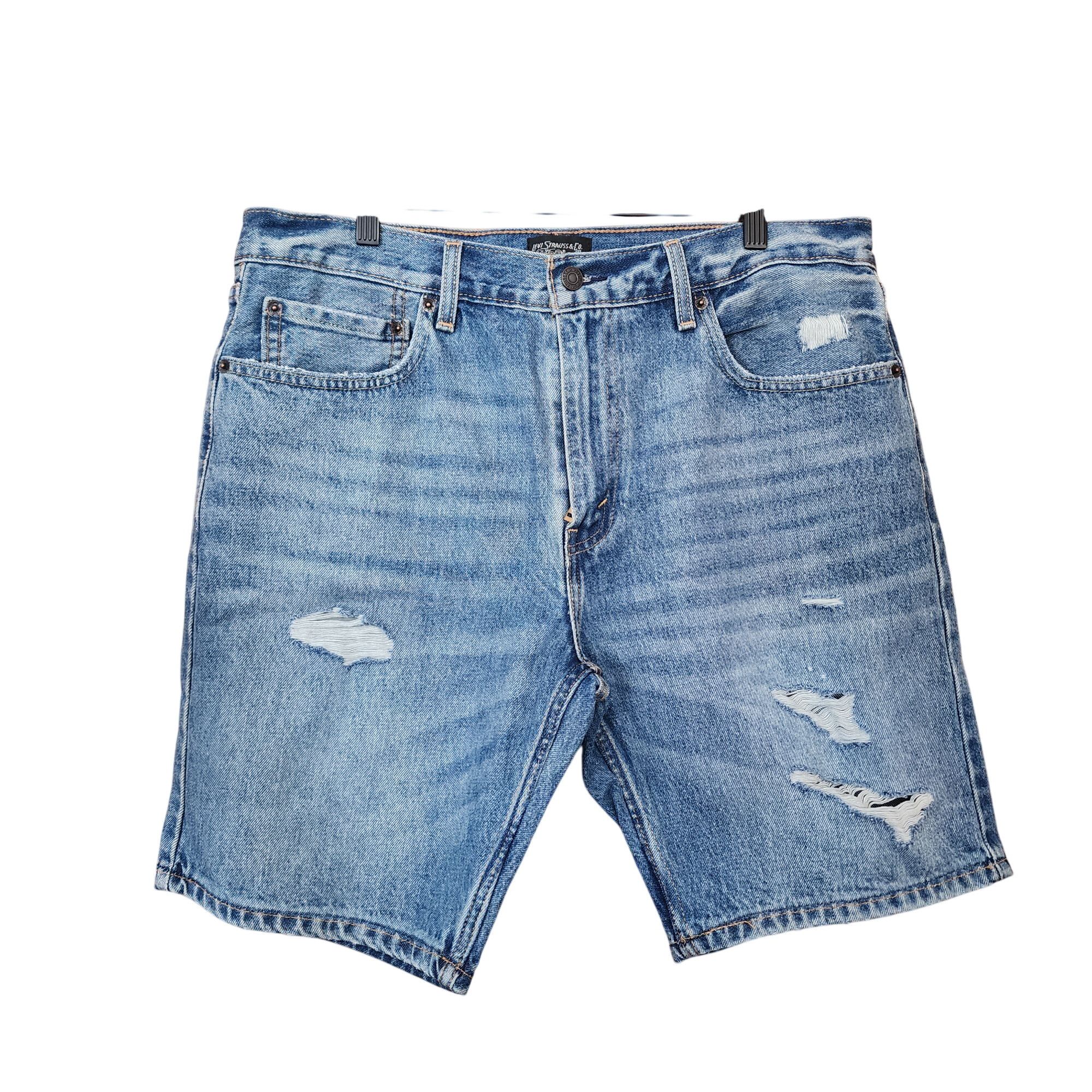 Levi's Levis 511 Mens Distressed Denim Shorts W36 Light Wash Rip De Size US 36 / EU 52 - 1 Thumbnail