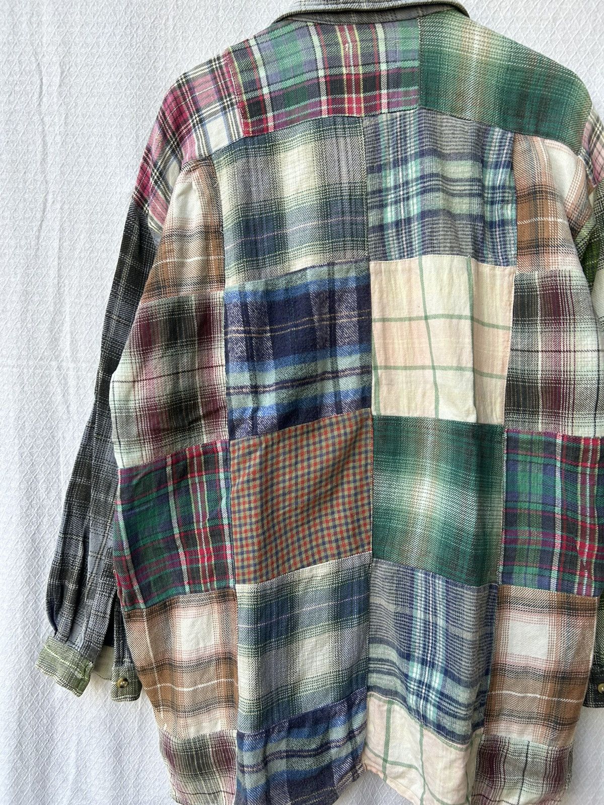20471120 × Beauty Beast × Japanese Brand 💸BINDINGOFFER💸Redison japanese patchwork longsleeve shirt Size US XL / EU 56 / 4 - 6 Thumbnail