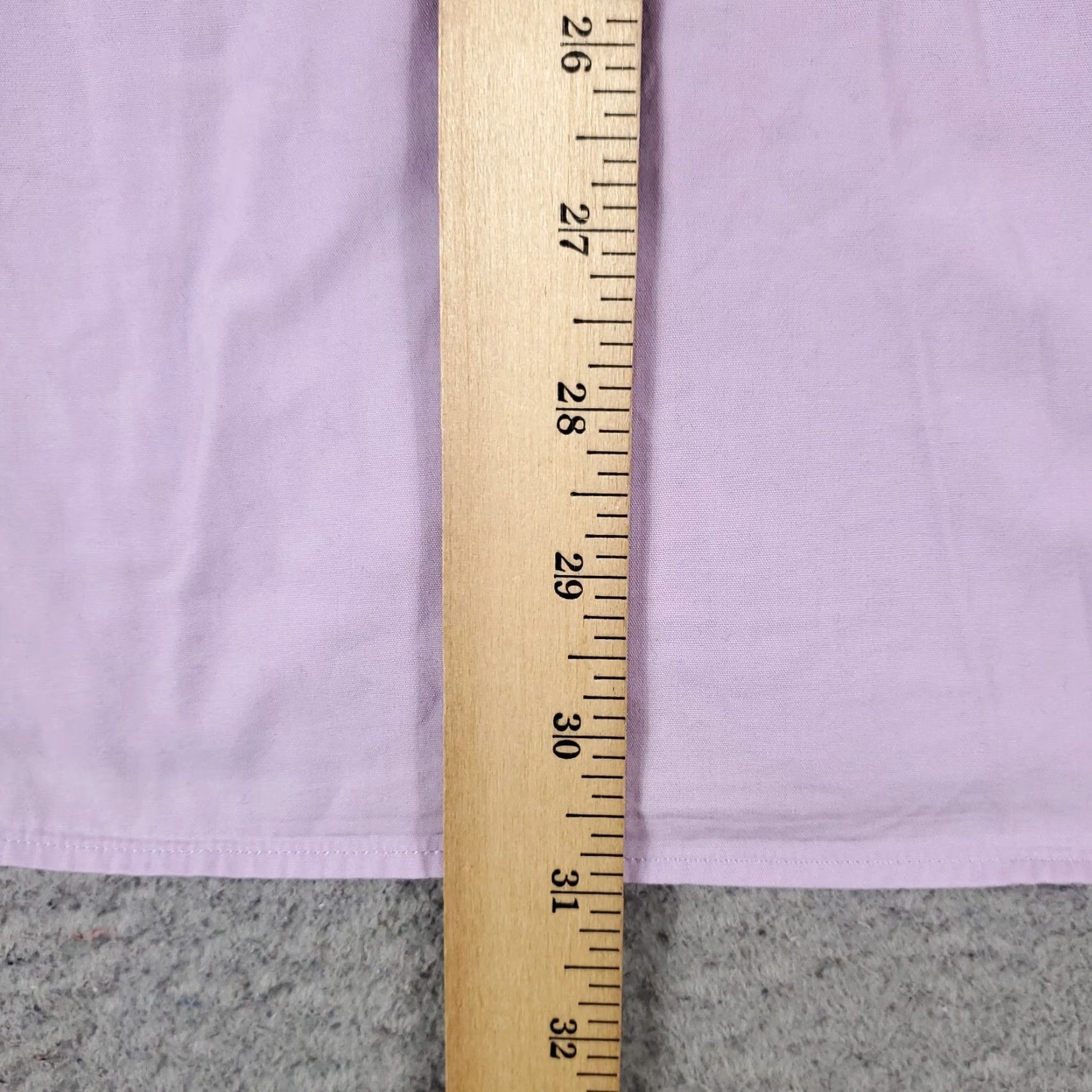 Tommy Hilfiger Tommy Hilfiger Dress Shirt Mens 16 Purple Long Sleeve Button Up Collared 100% Cotton Classic American Modern Preppy Brand Mens Clothing Size 42R - 4 Thumbnail