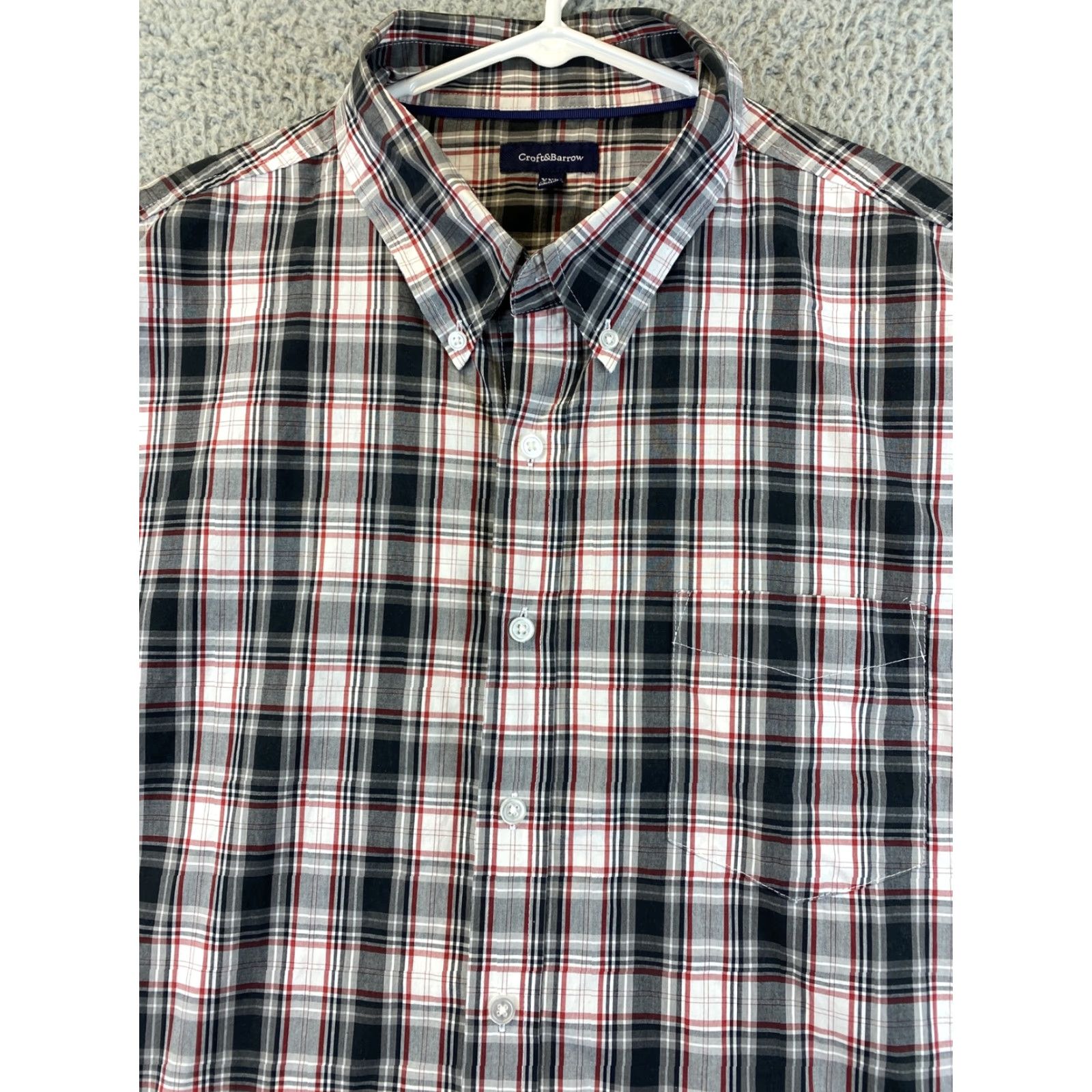 Croft & Barrow Croft & Barrow Classic Fit Long Sleeve Shirt Men’s XXL Plaid / 82-28 Size US XXL / EU 58 / 5 - 3 Thumbnail