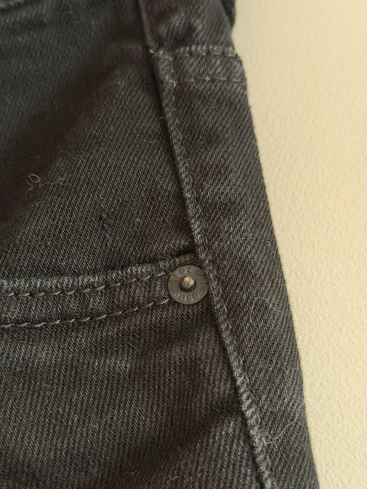 Dsquared2 Dsquared2 Black Distressed Slim Jeans Size US 31 - 9 Thumbnail