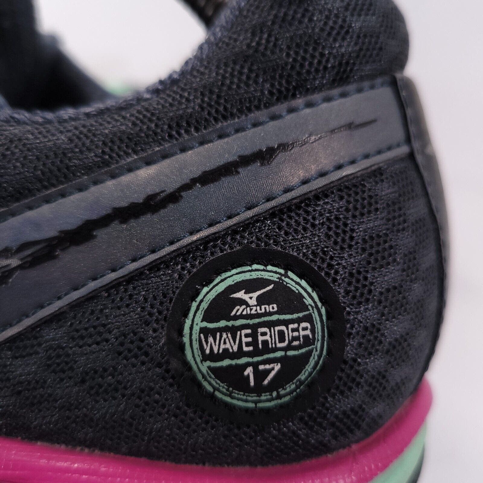 Mizuno Mizuno Wave Rider 17 Shoe Womens Size 9.5 J1GD140337 Black Size US 9.5 / IT 39.5 - 8 Thumbnail