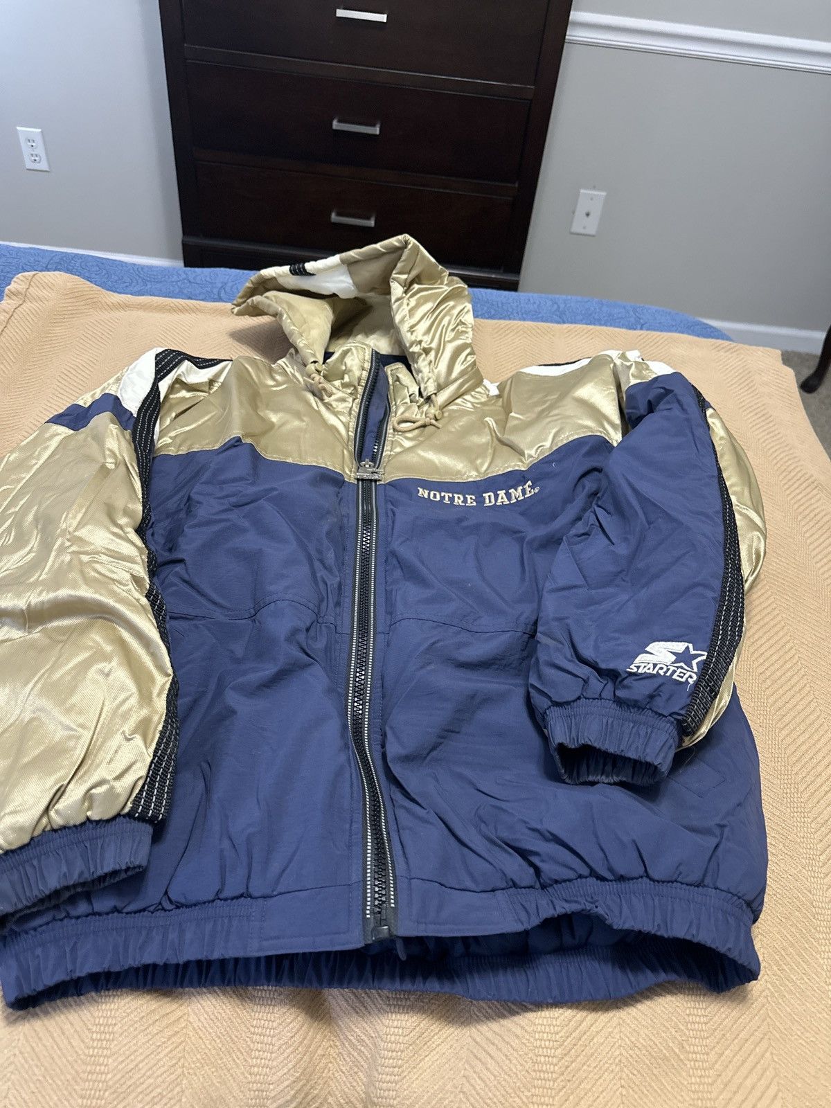 Starter Starter Full Zip Notre Dame Size US L / EU 52-54 / 3 - 3 Thumbnail